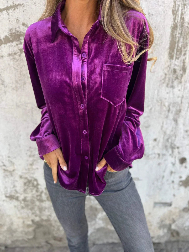 Eva - Camisa de terciopelo