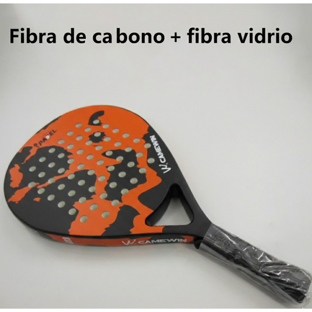 CAMEWIN | Raqueta de pádel ligera con estructura de fibra de carbono. ¡Alta calidad!